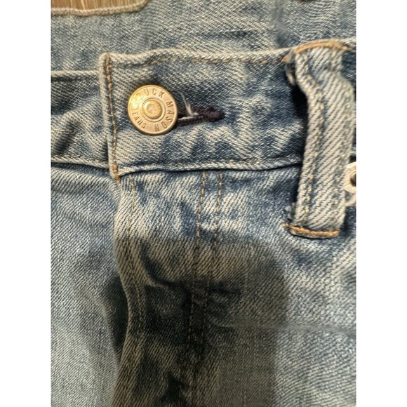 Buck Mason Ford Standard 14 Oz Double Dipped 12102 Denim Button Fly Mens 32x34 - Picture 6 of 12